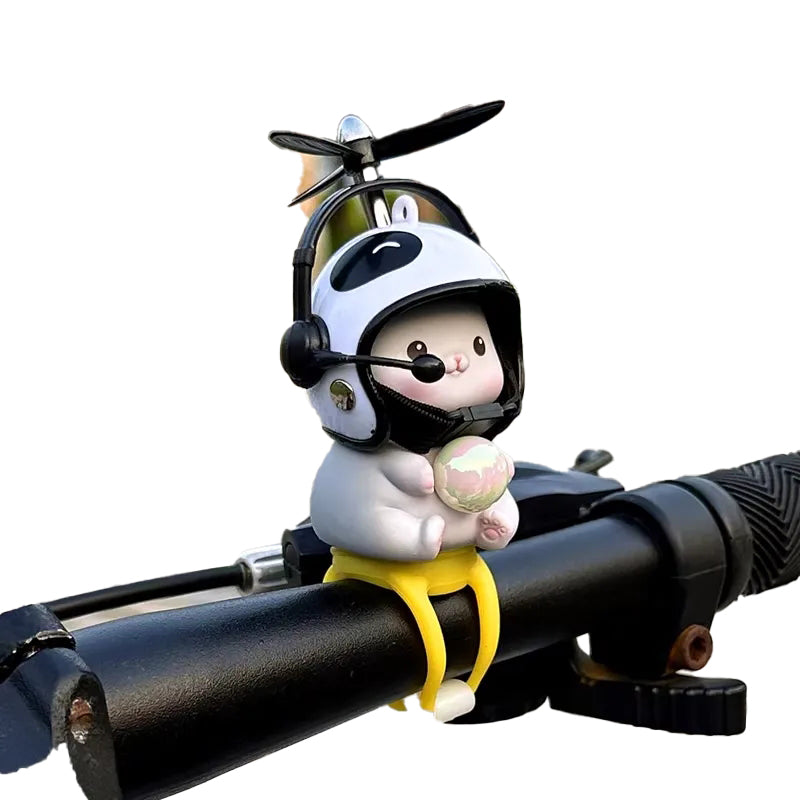 Electric Scooter Decoration Doll